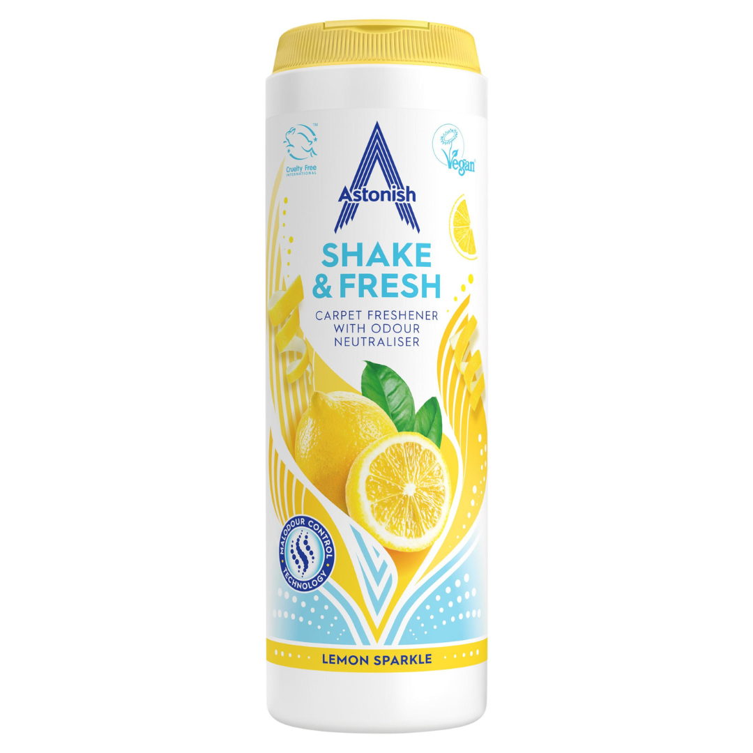 Astonish Shake & Fresh Carpet Freshener Lemon – 400g