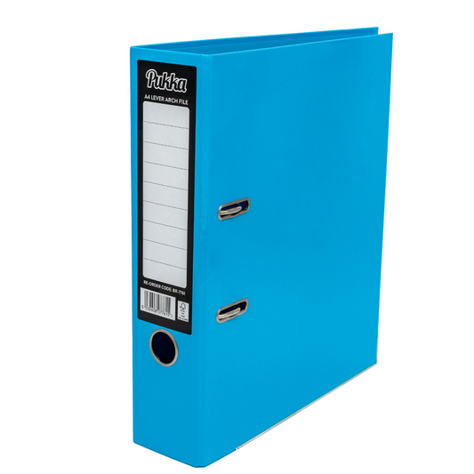 Pukka Brights A4 Blue Lever Arch File