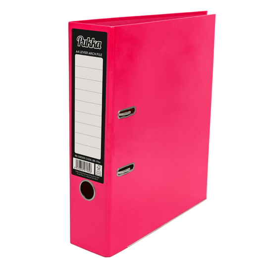 Pukka Brights A4 Red Lever Arch File