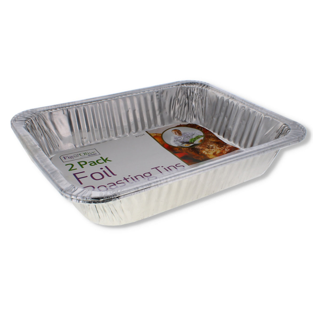 Large Foil Roasting Dishes Pack Of 2