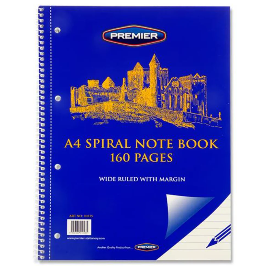 A4 160 Page of Spiral Note Book