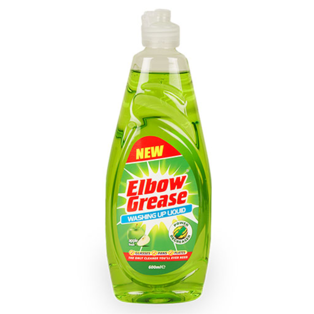 Elbow Grease Washing Up Liquid Apple 600ml