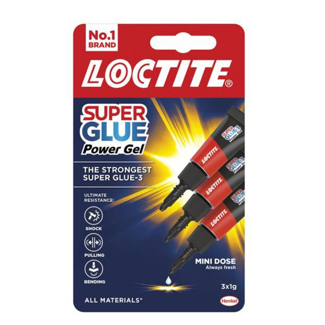 Loctite Super Glue Power Gel 3x1g