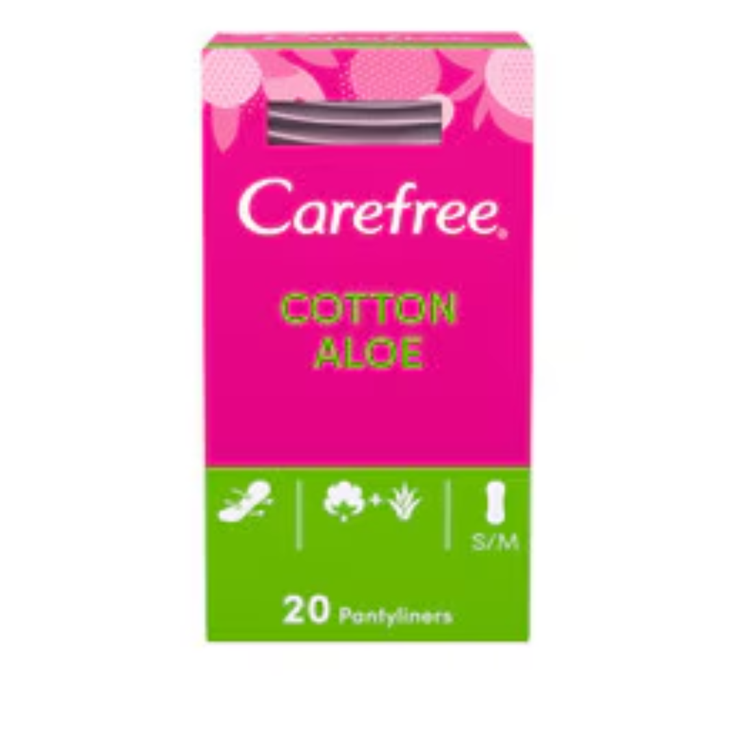 Carefree Panty Shields Aloe Fresh 20s