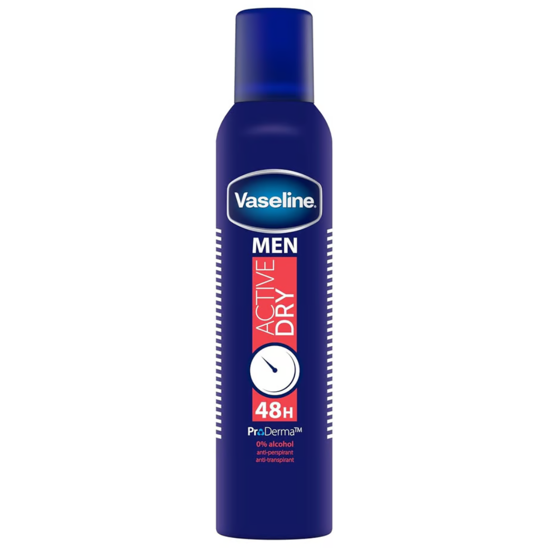 Vaseline Deodorant Spray Men Active Dry 250ml