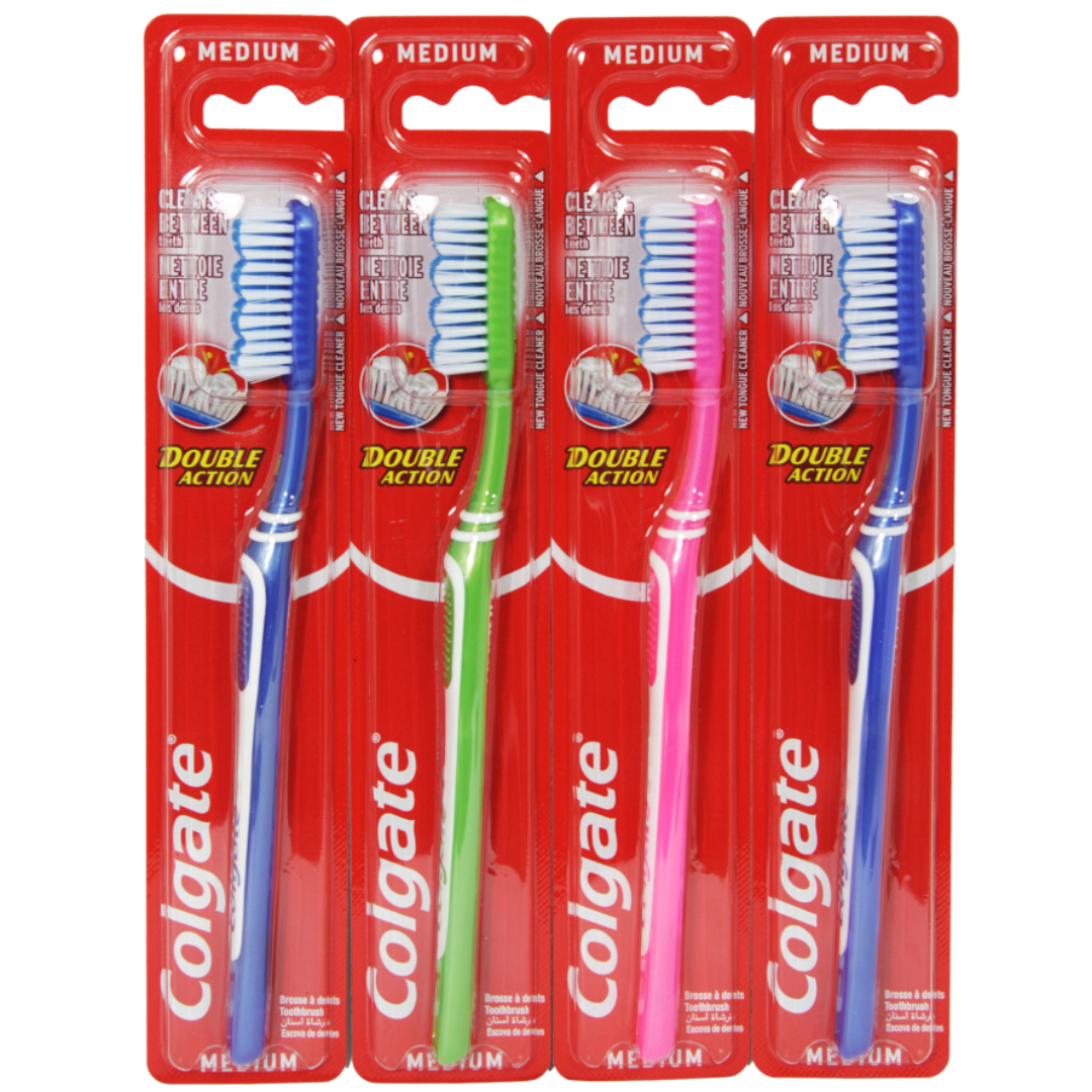 Colgate Toothbrush Double Action Medium for a Healthy Smile