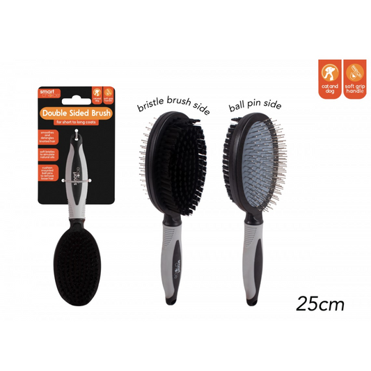 Double-Sided Grooming Brush