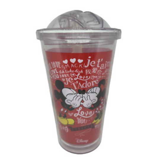 Disney Tumbler Mickey Love Red 450ml