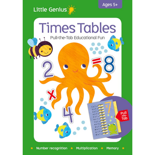 Little Genius Giant Flashcards Times Tables