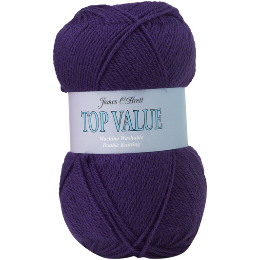 Top Value 100 Grams Double Knitting Yarn Purple