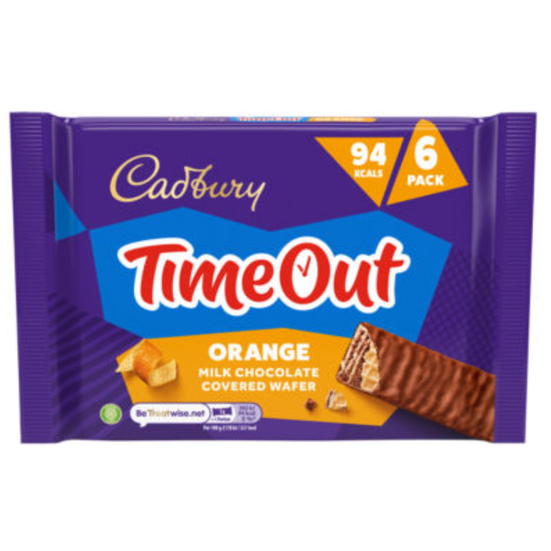 Cadbury Timeout Orange 6-Pack x 18g