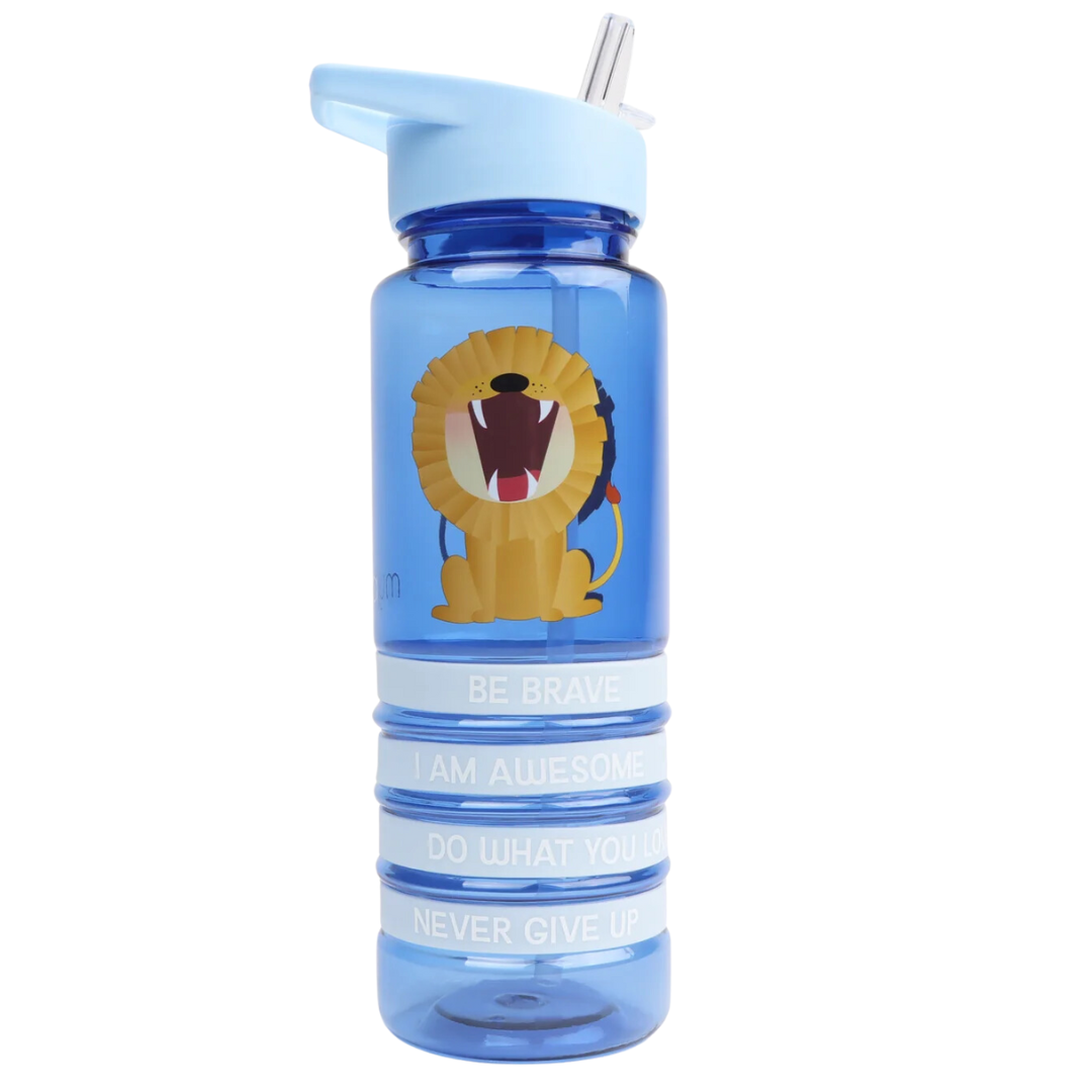 Myga Kids Wrist Band Bottle Blue w Lion