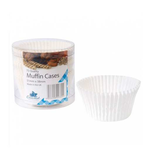 White Muffin Cases