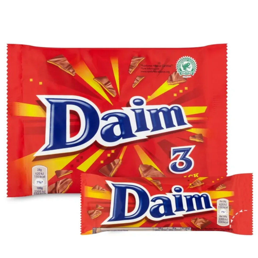 Daim Bar 84g x 3 Pack