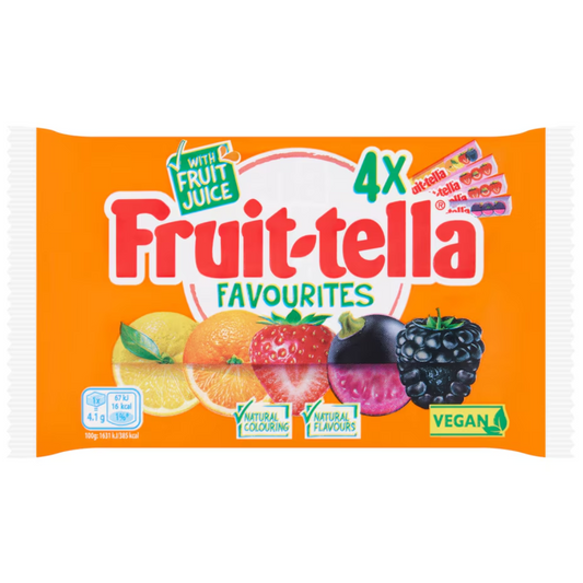 Fruitella Chewy Fruit Mix 4x41g