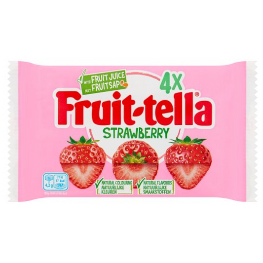 Fruit-tella Strawberry 4-Pack x 41g