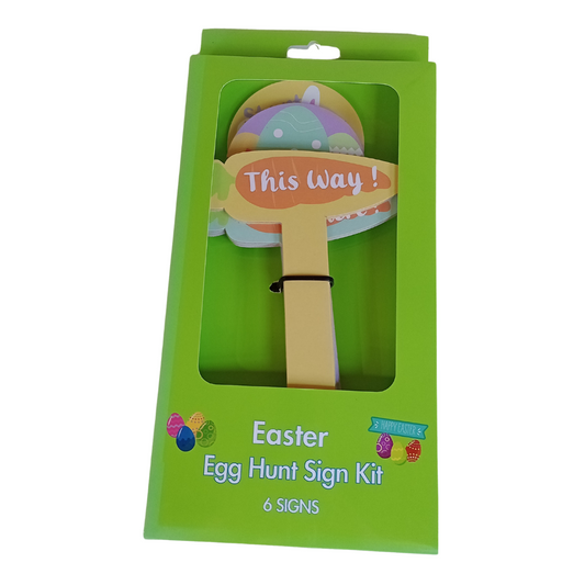 Easter Egg Hunt Sign Kit -6 signs