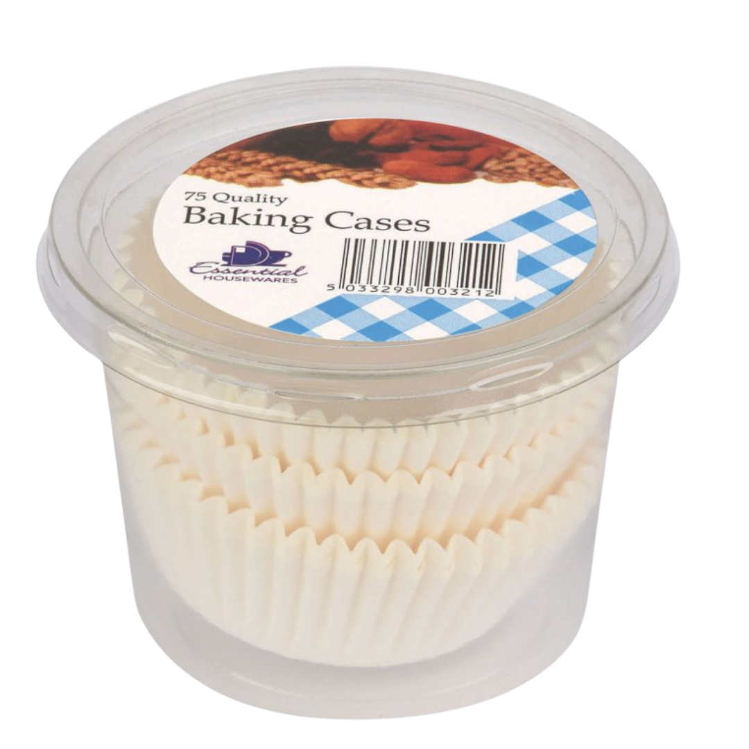 White Cake Cases – Greaseproof Baking Cup