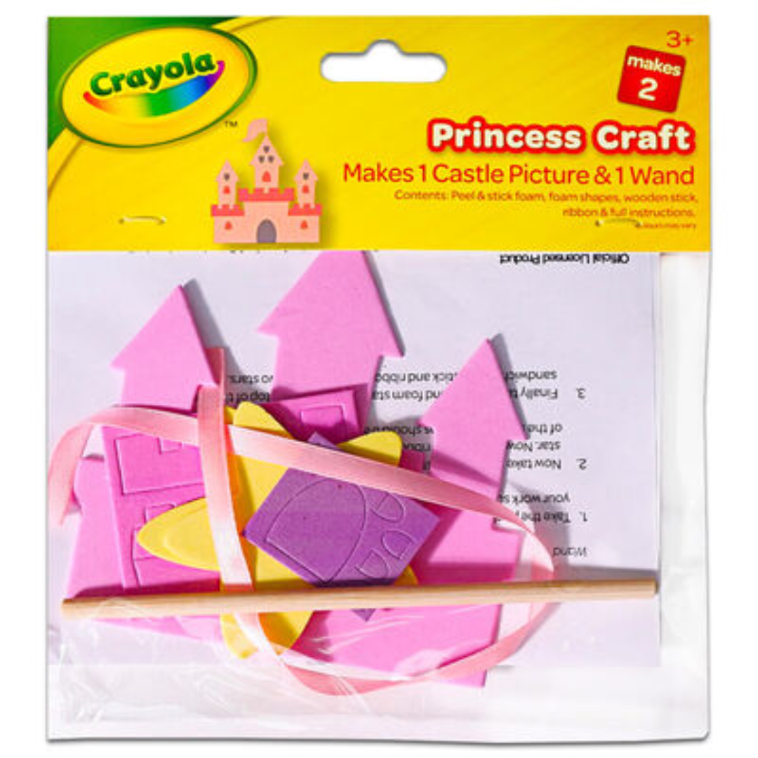 Crayola Princess Castle & Wand Craft Kit