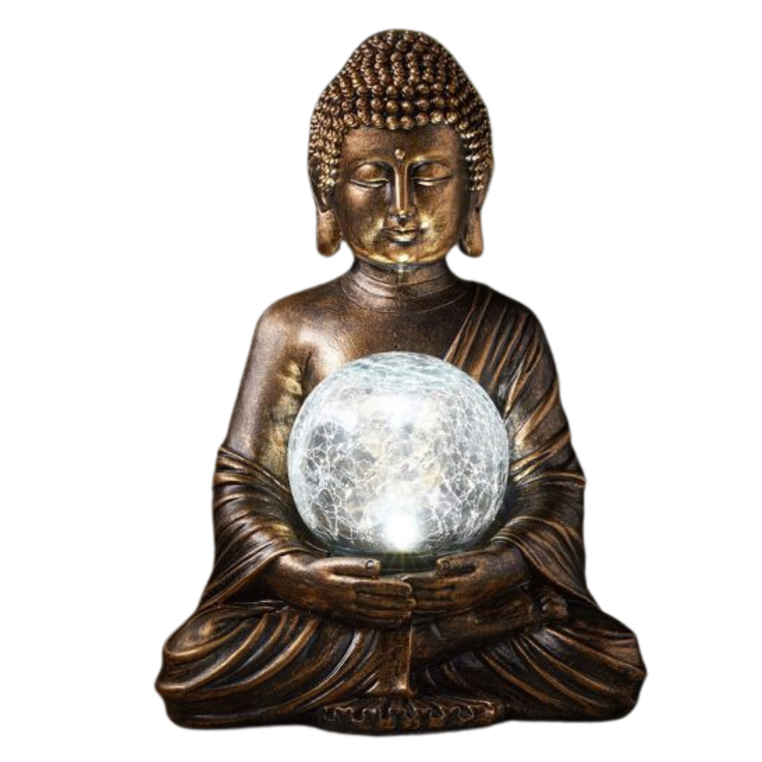 20cm LED Solar Buddha Decoration