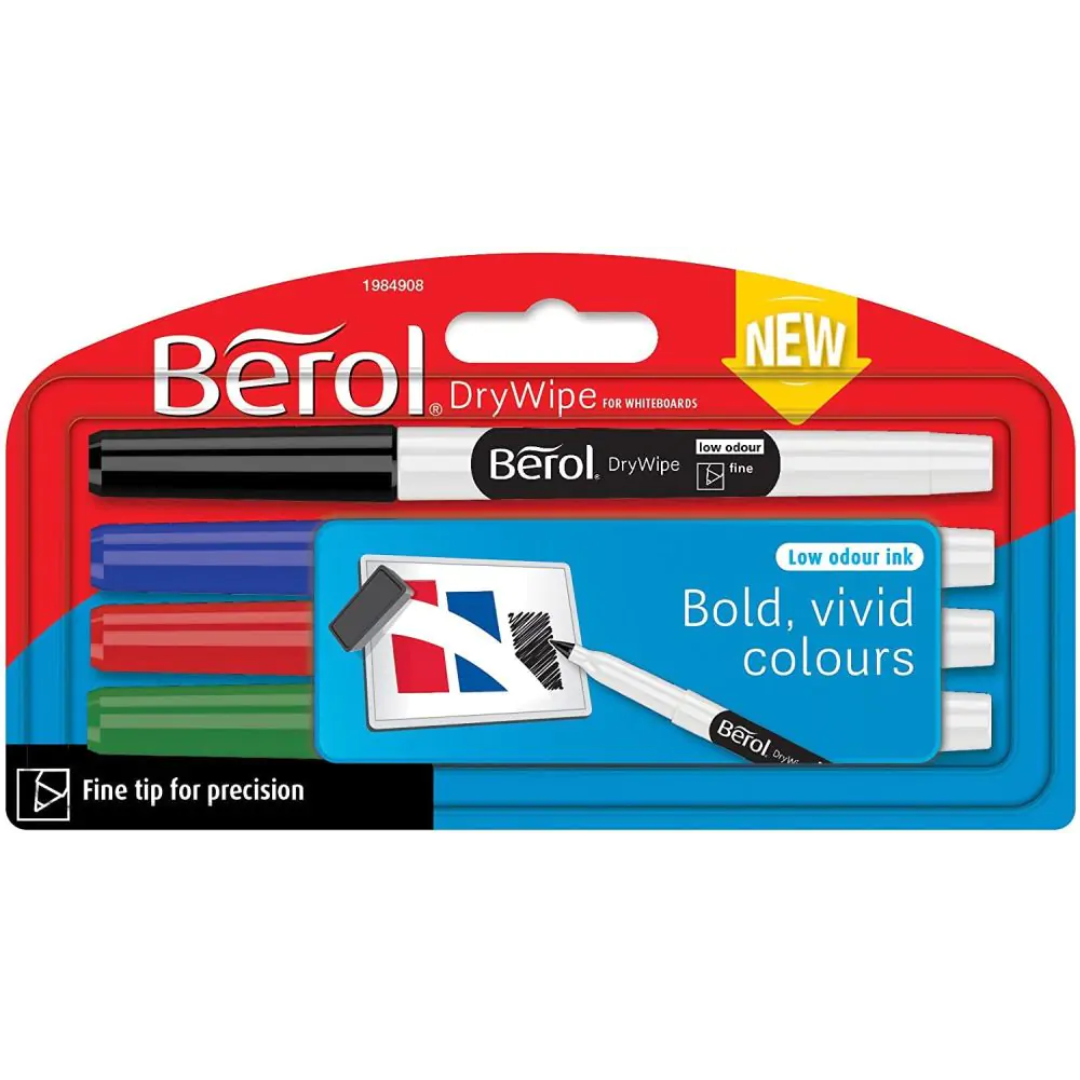 Berol DryWipe Whiteboard Markers