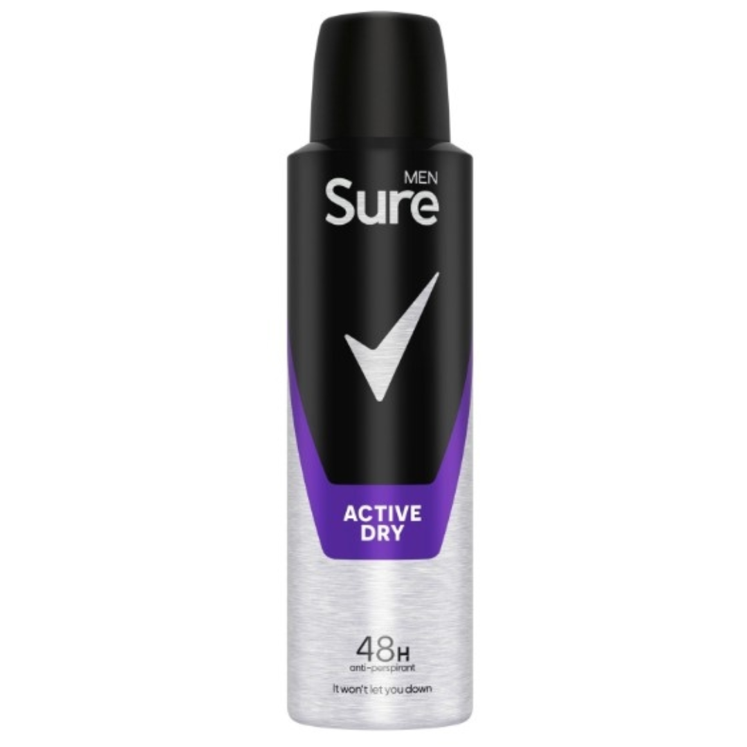 Sure Men Active Dry Antiperspirant 150ml