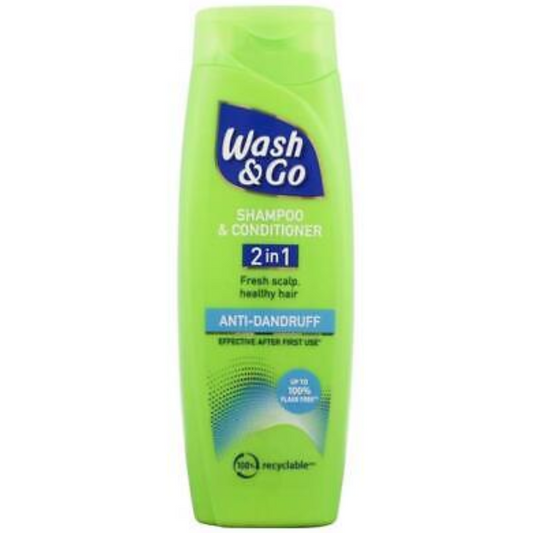 Wash & Go Anti-Dandruff Shampoo 400ml