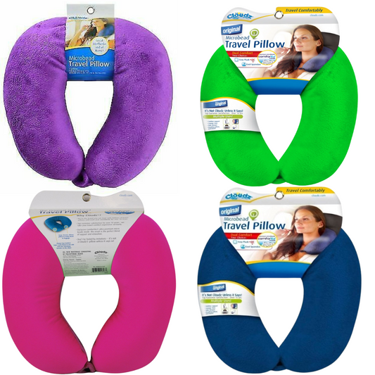 Cloudz Microbead Travel Pillow - Assorted Colours