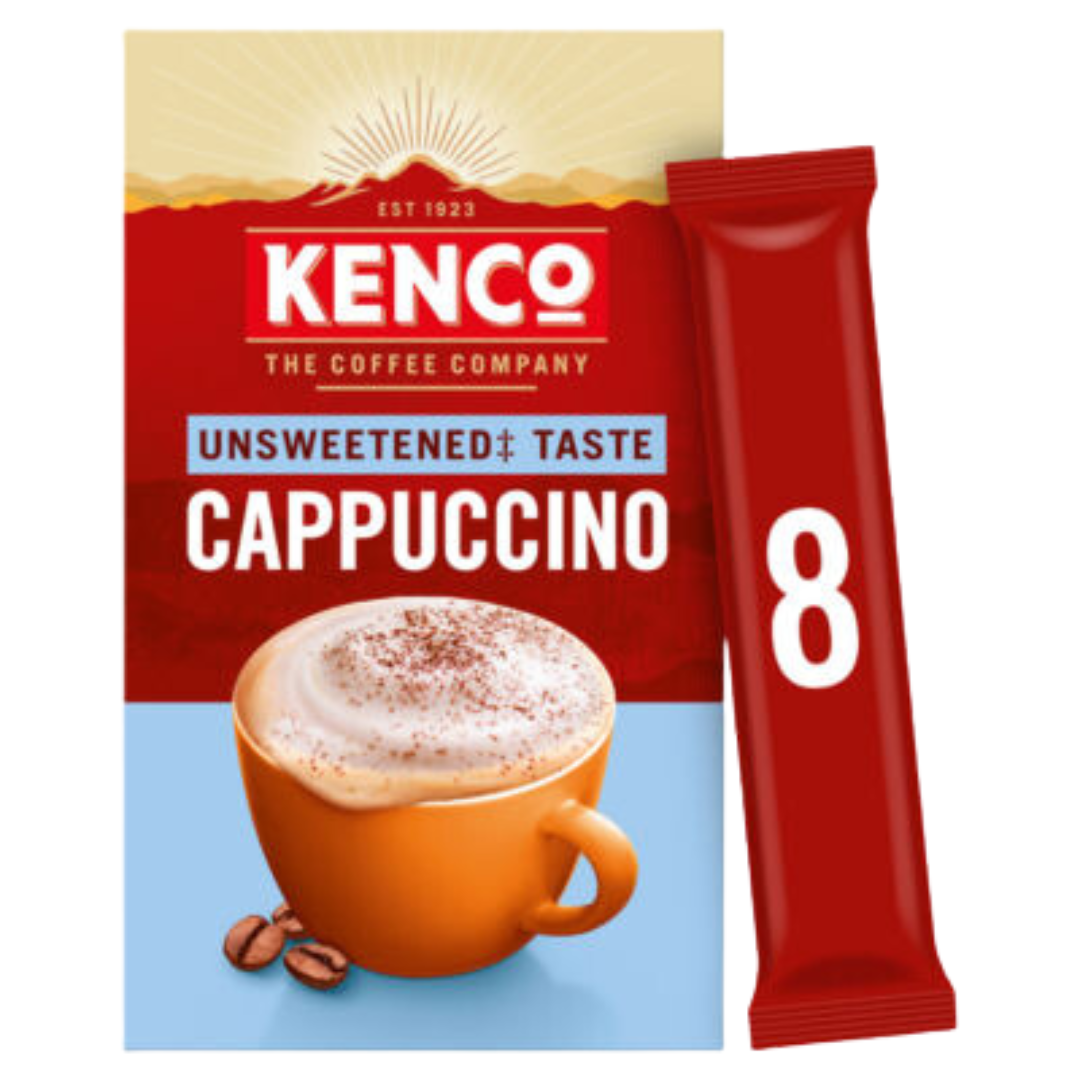 Kenco Instant Unsweetened Cappuccino 8x11.1g