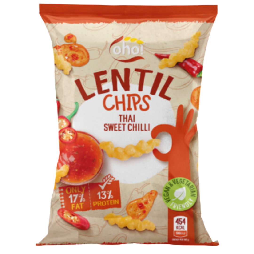 Oho! Lentil Chips Thai Sweet Chilli