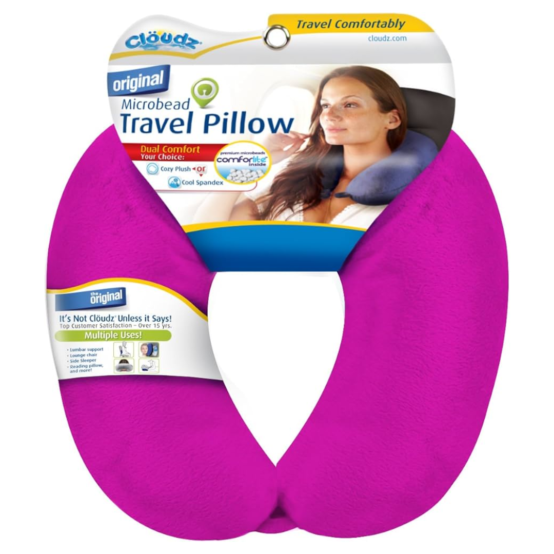 Cloudz Microbead Travel Pillow - Assorted Colours