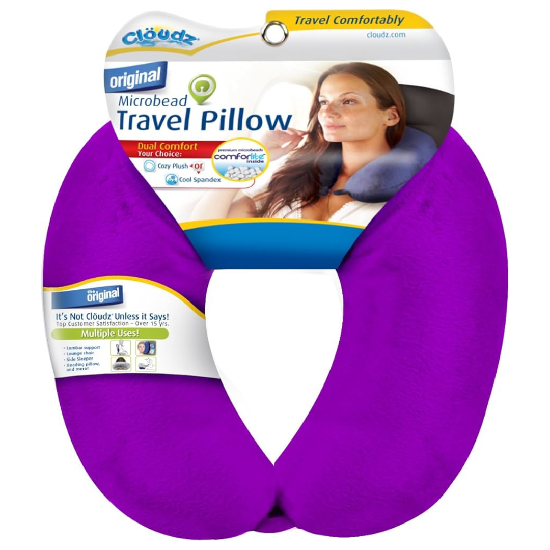 Cloudz Microbead Travel Pillow - Assorted Colours