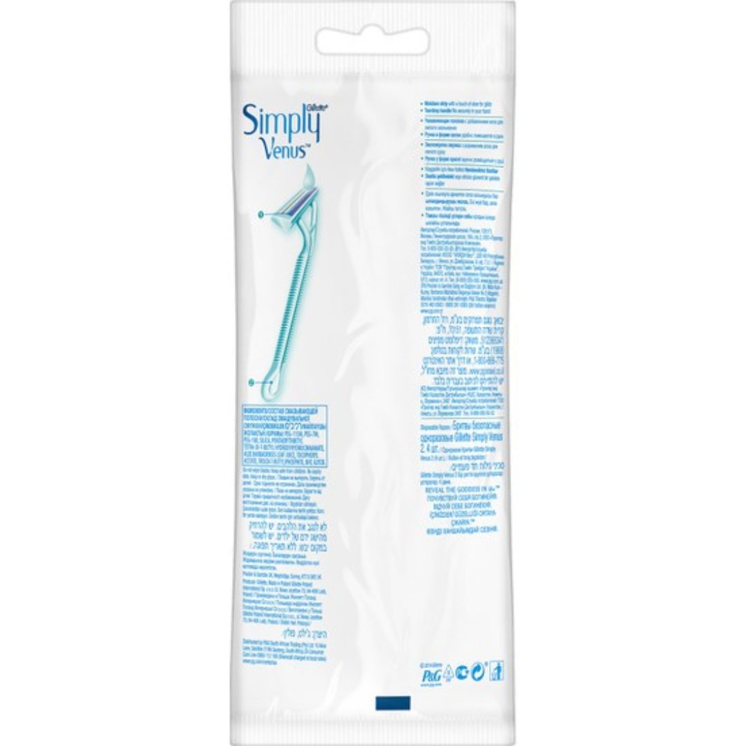 Gillette Simply Venus Razors 2-Pack