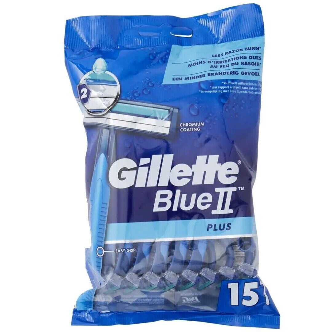 Gillette Blue II Razors 15 Pack