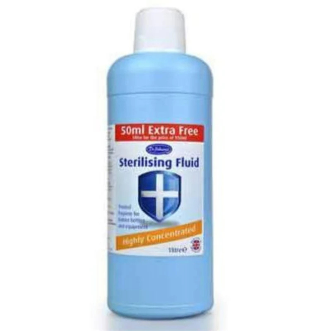 Dr. Johnson's Sterilising Fluid 1L.