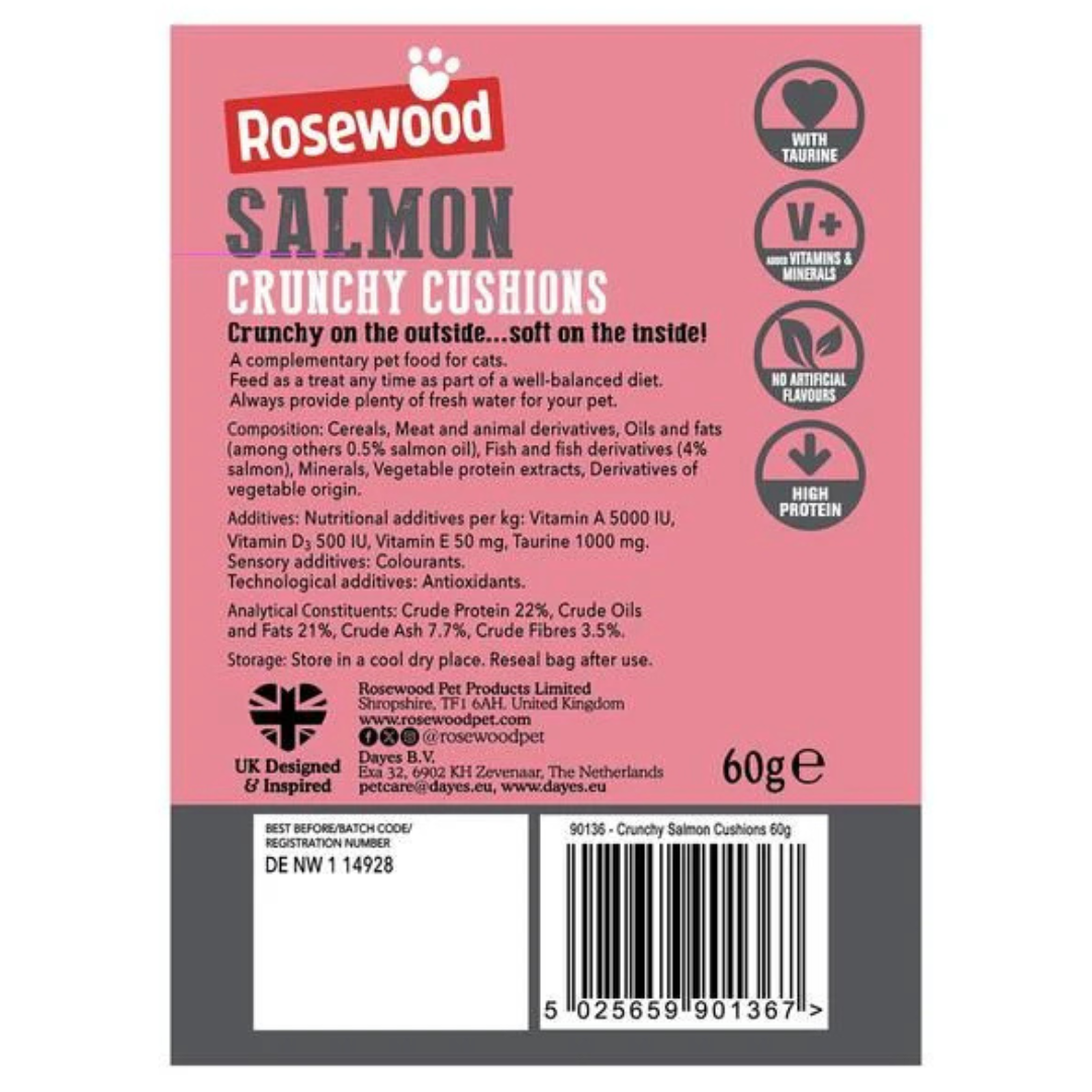 Rosewood Salmon Crunch Cushion 60G