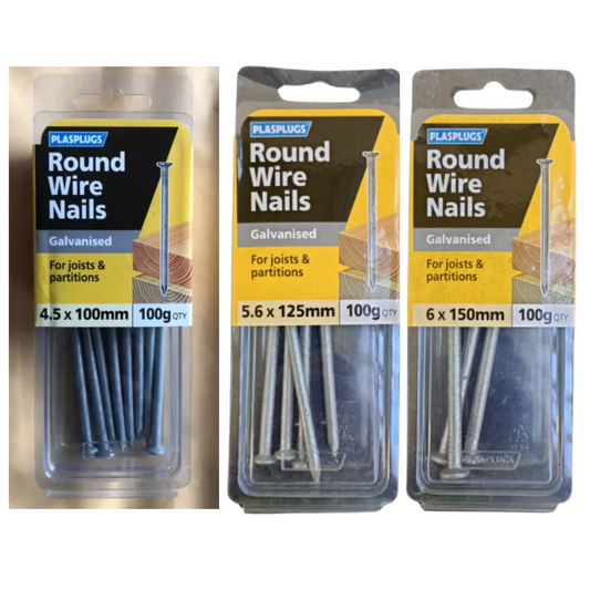 Round Wire Galvanised Nails