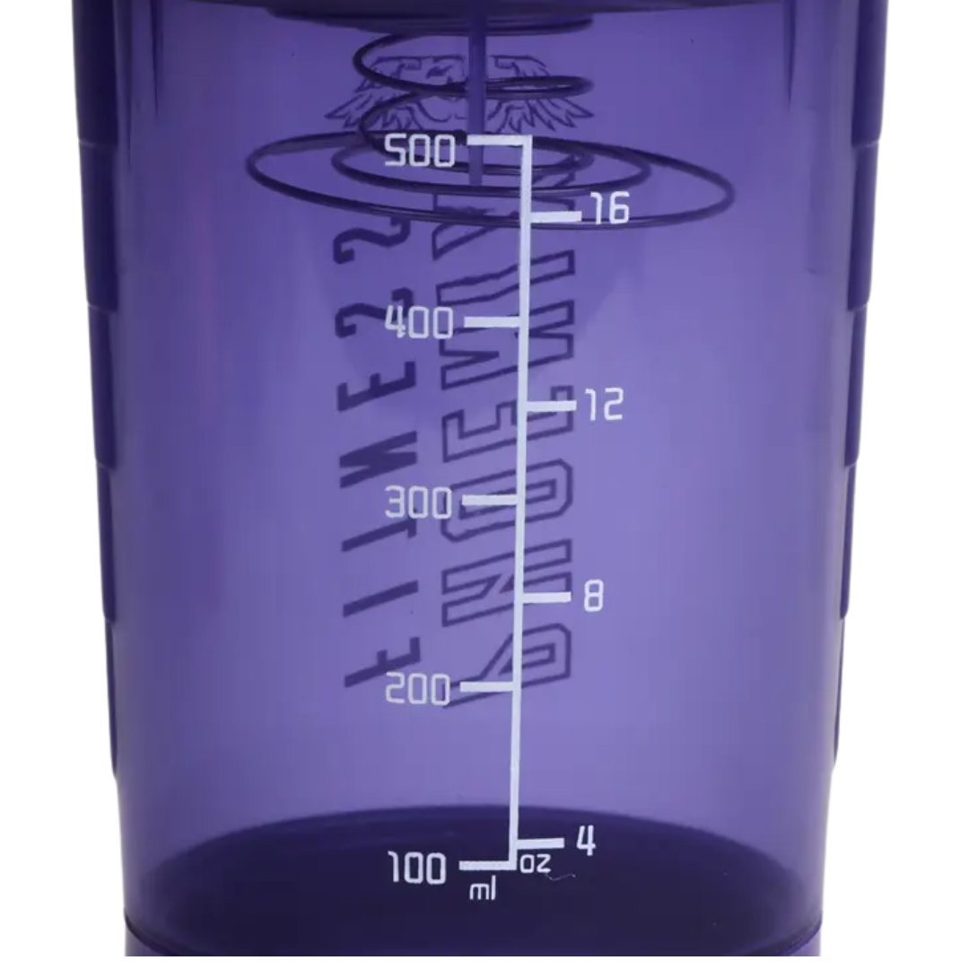 Phoenix Compartment Shaker Bottle Purple 500ml