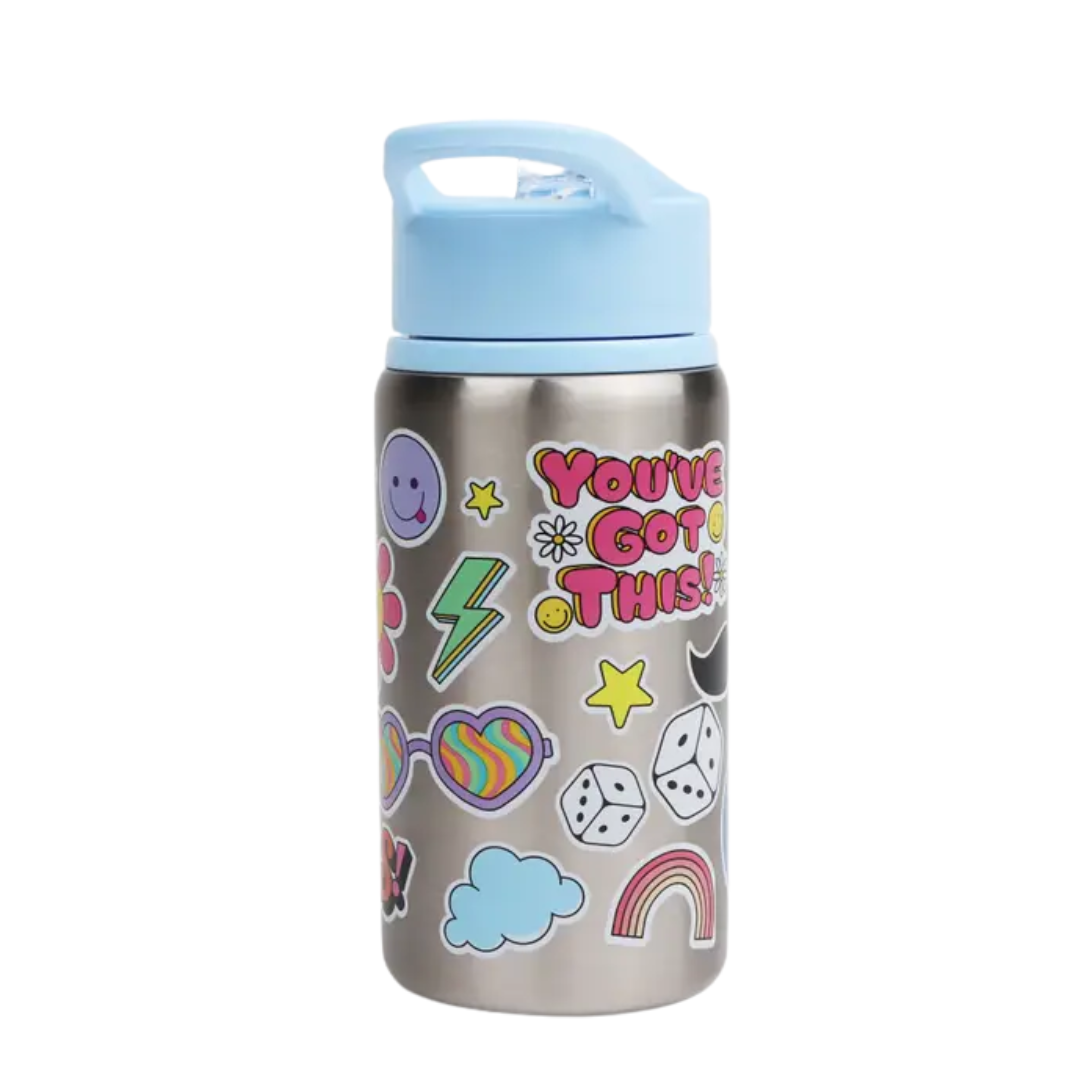 Myga Metal Kids Water Bottle Baby Blue 500ml