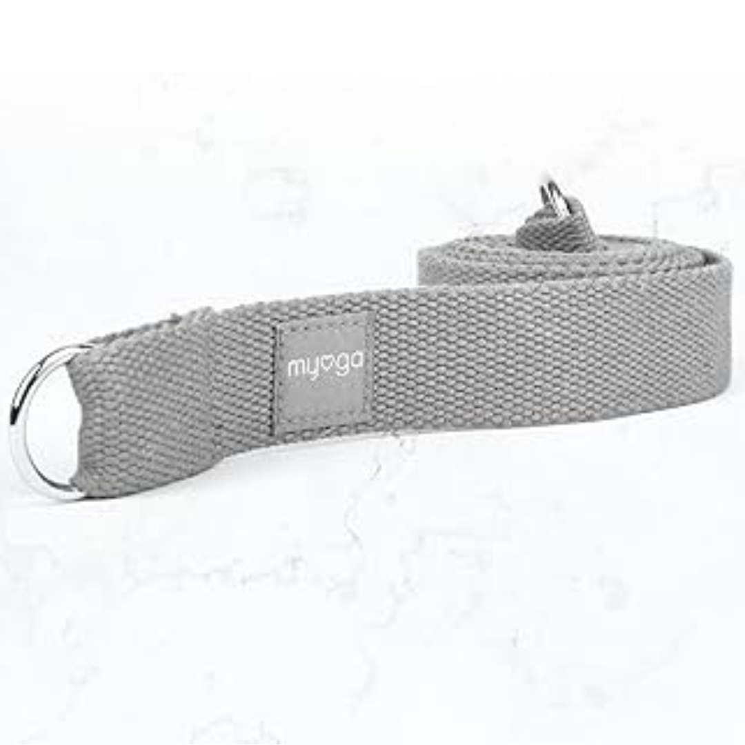 Grey Yoga Strap