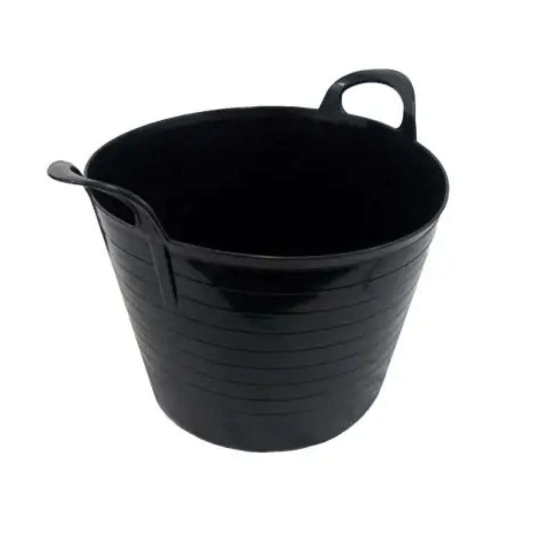 FlexiTub 25L Black Bucket Storage