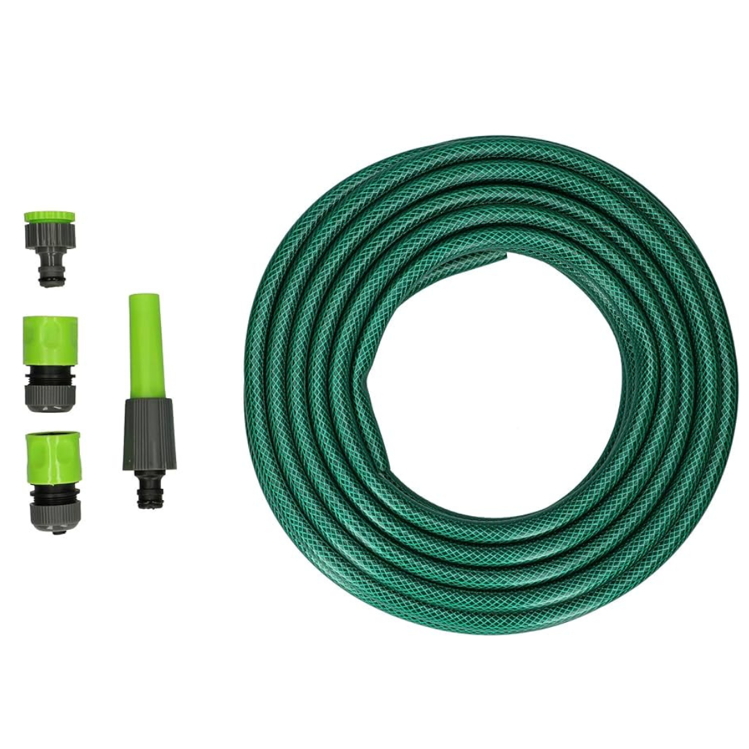 Kinzo 5-Piece Garden Hose Set (15m)