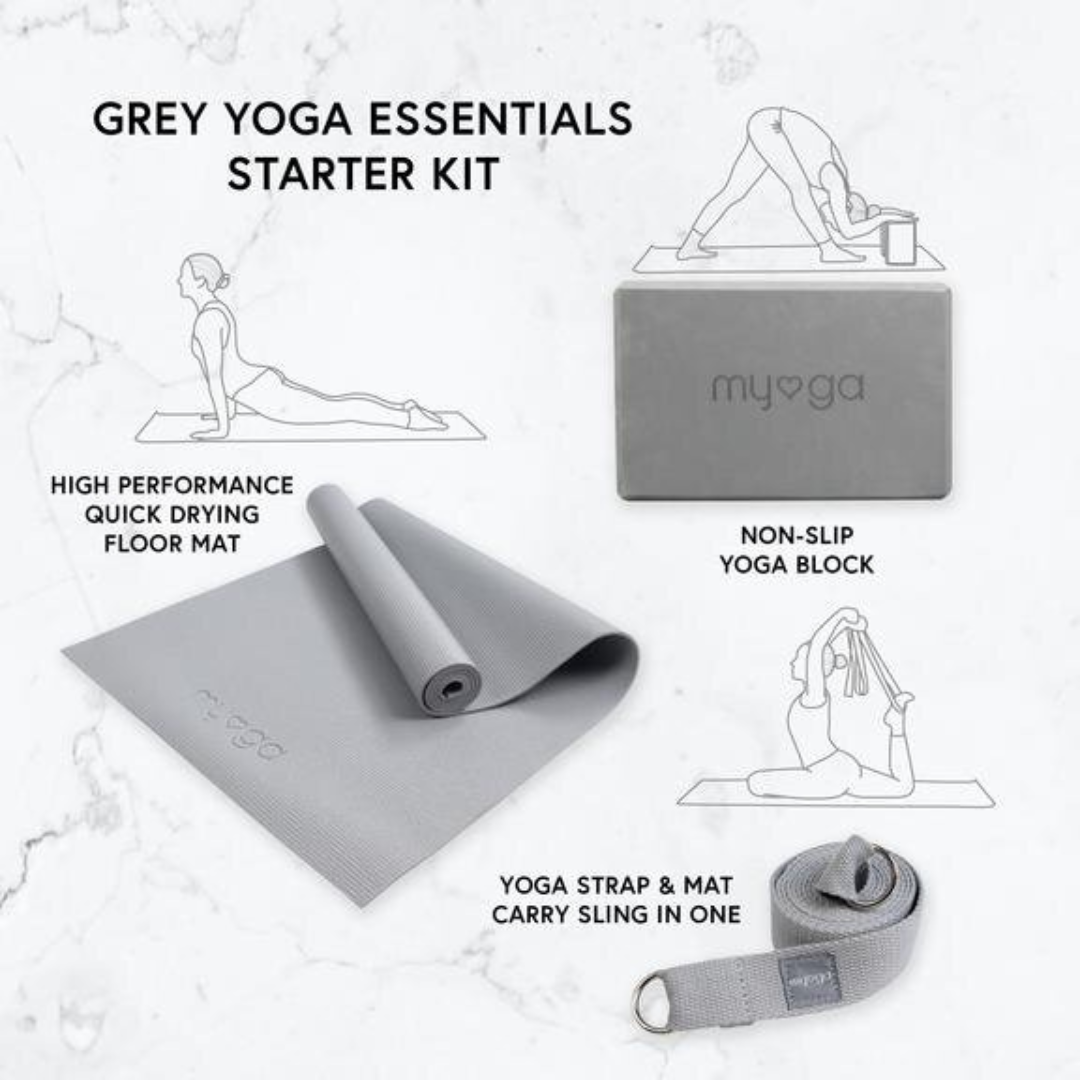 Yoga Starter Set- Grey