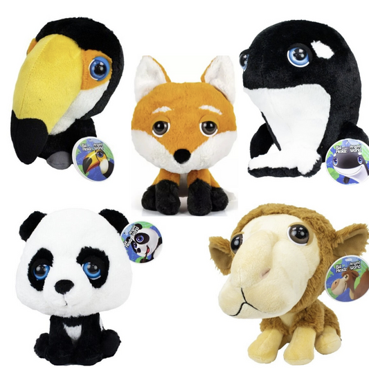 Around the World Big Headz Plushes