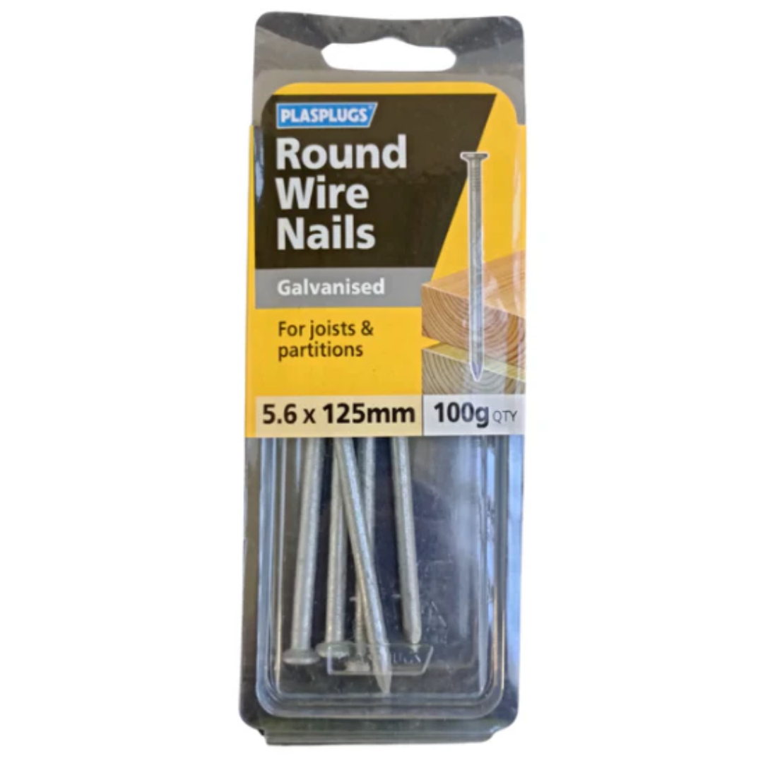 Round Wire Galvanised Nails