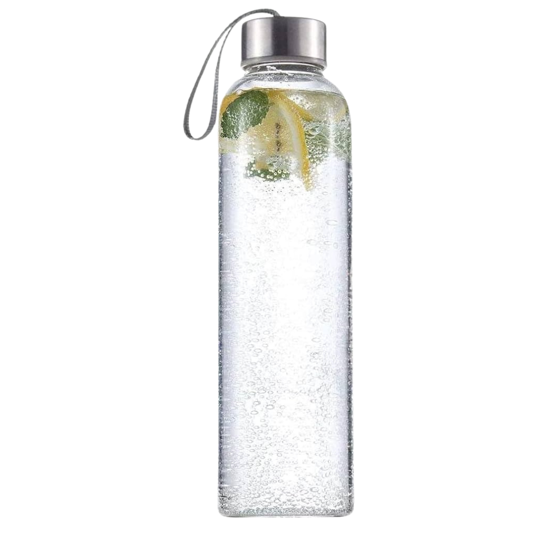 Glass Water Bottle 500ml