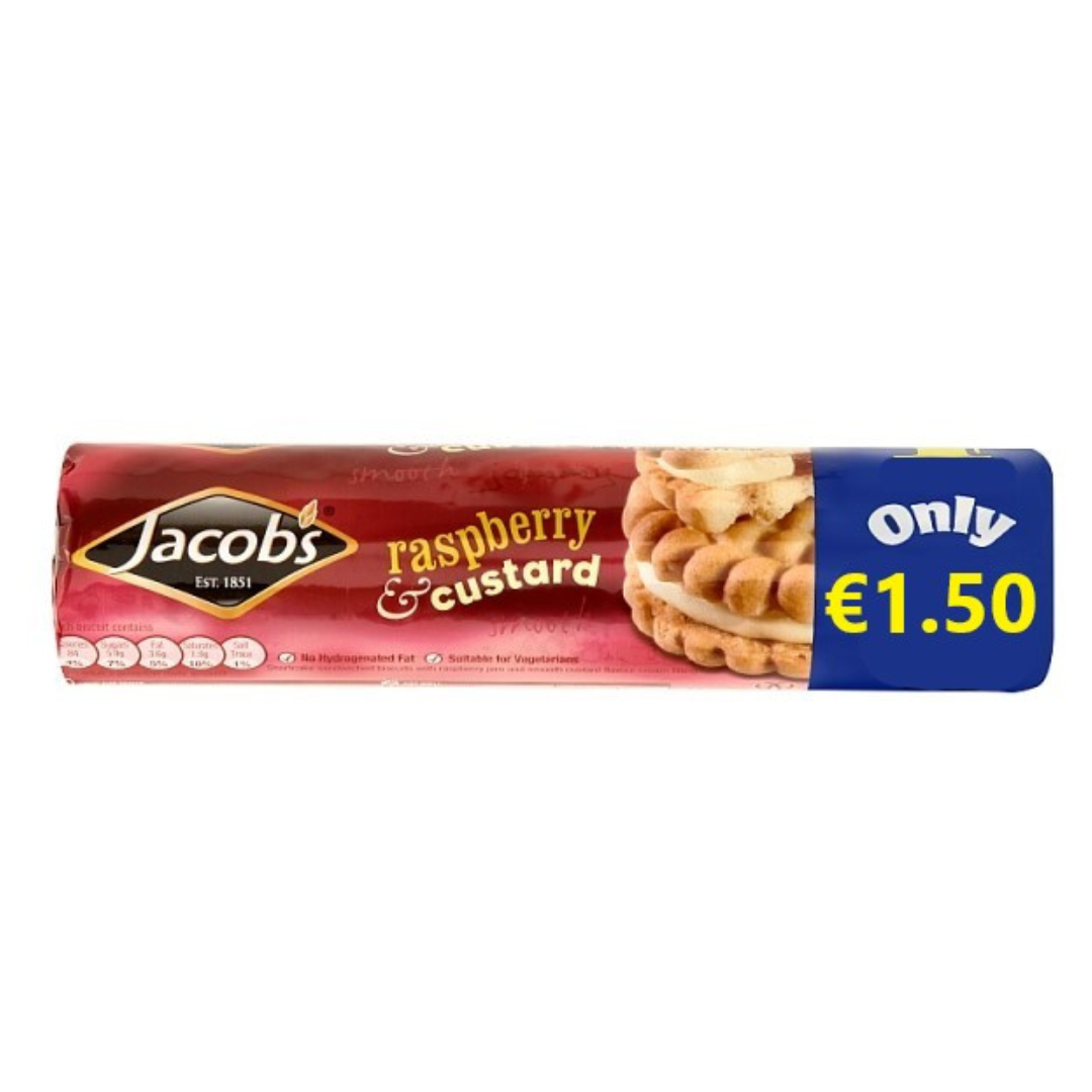 Jacobs Raspberry & Custard Creams