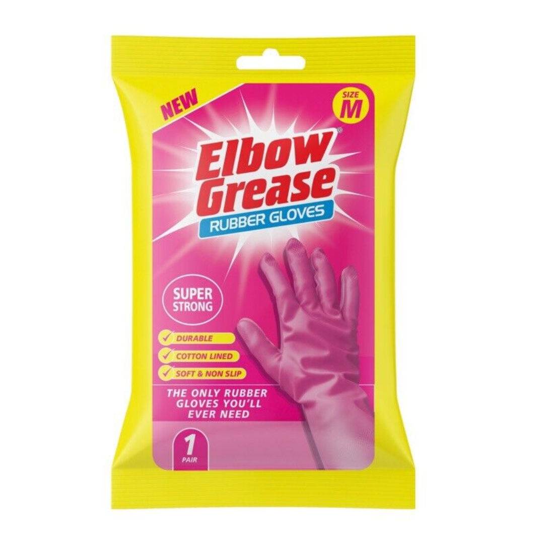 Elbow Grease Rubber Gloves – Medium