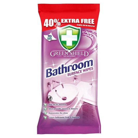 Green Shield Bathroom Wipes - 70 Pack