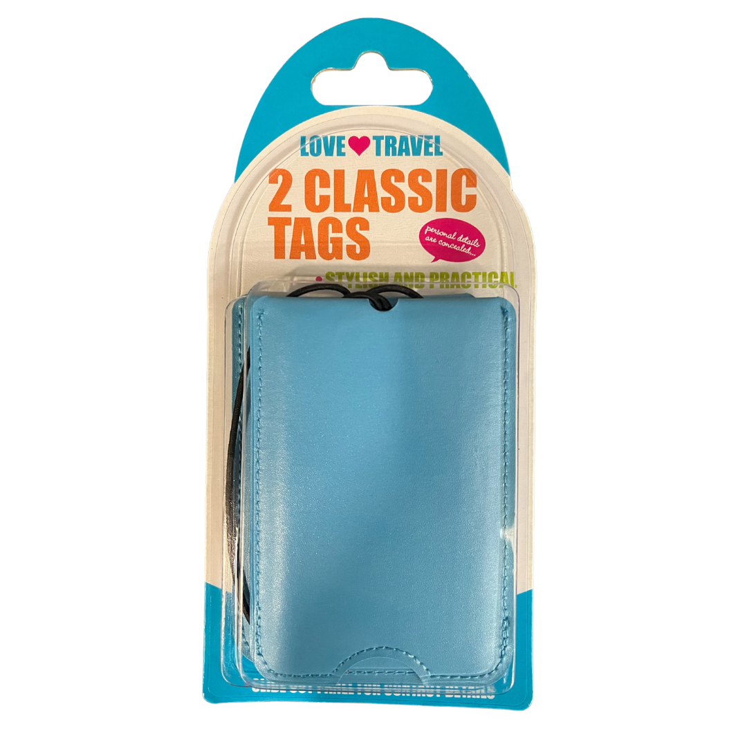 Classic Luggage Tags – Pack of 2